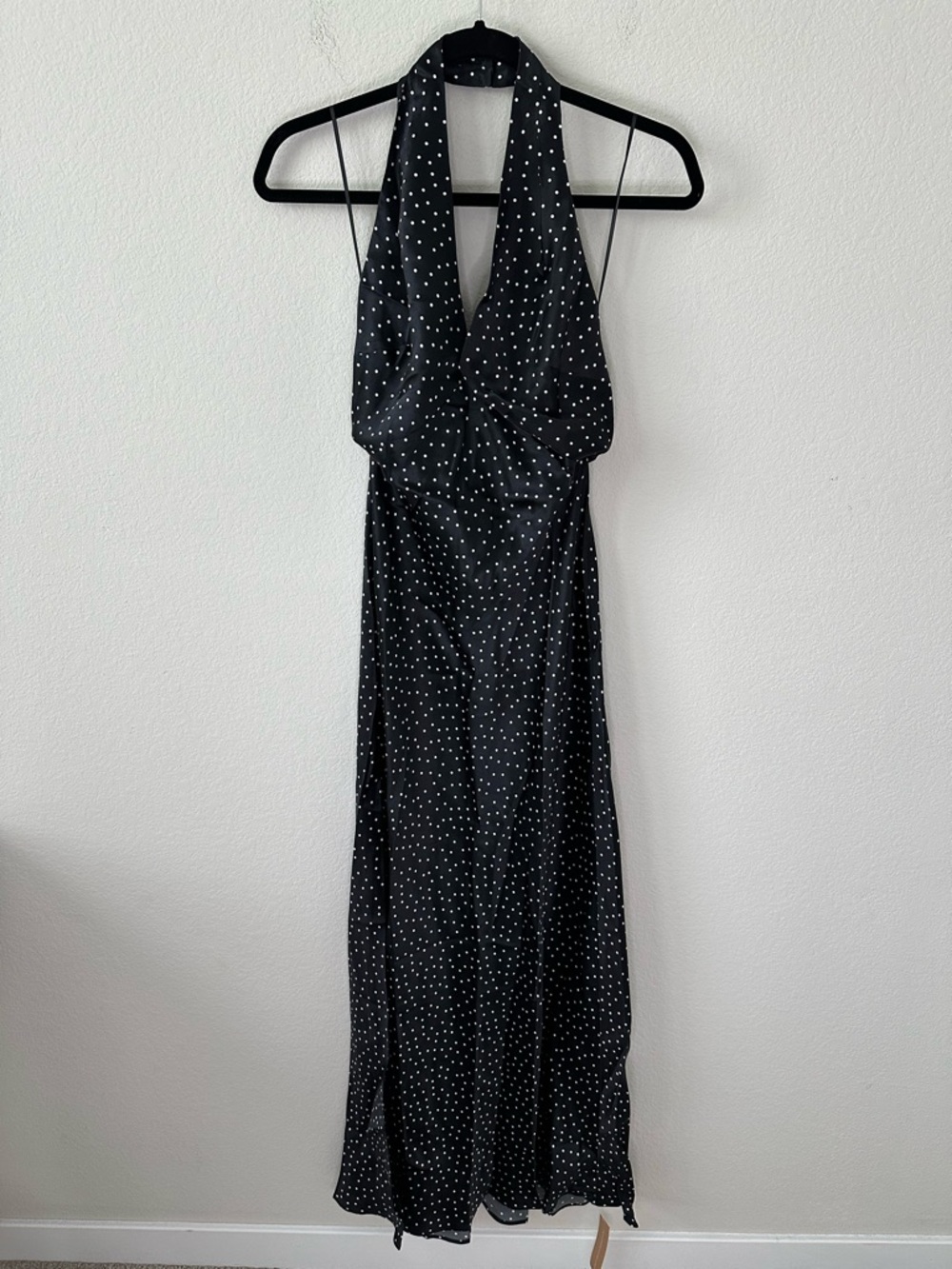 Reformation Daniela Silk Polka
Dot Black Maxi Dress SZ US 2 NWT - Picture 2 of 8